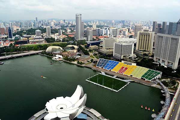 The Float, sân vận động độc đáo ở Singapore